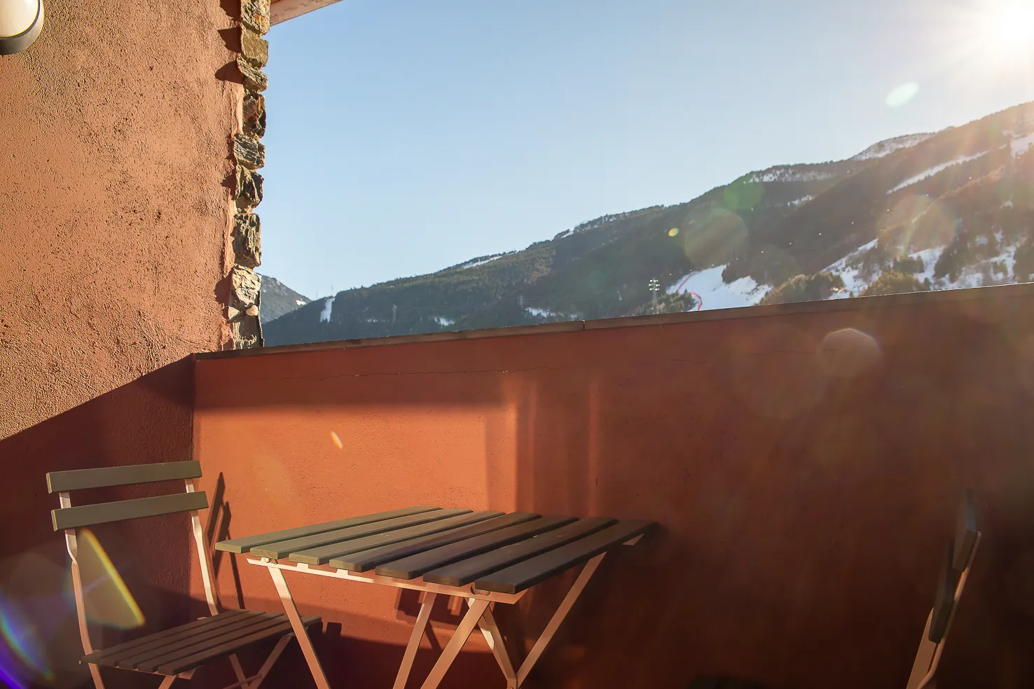 Apartamento en El Tarter con terraza y vistas